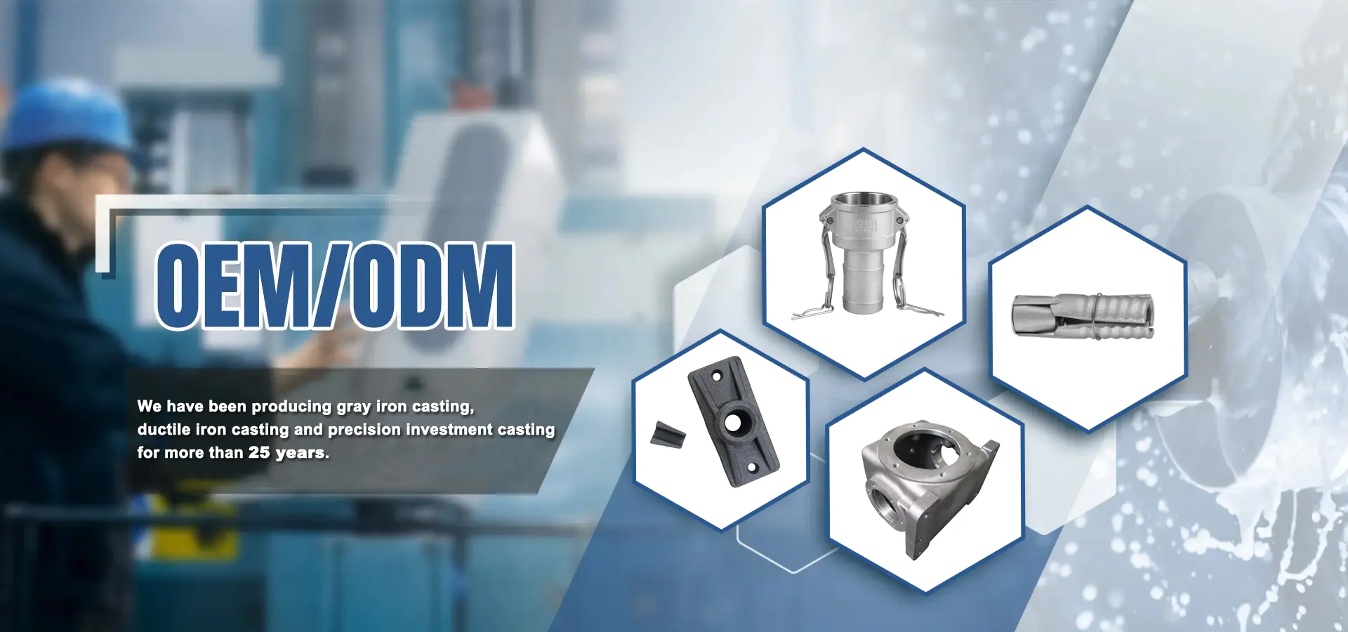 Fábrica de fundição de ferro dúctil da China